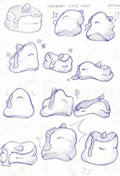souffle pancake anthropomorphism