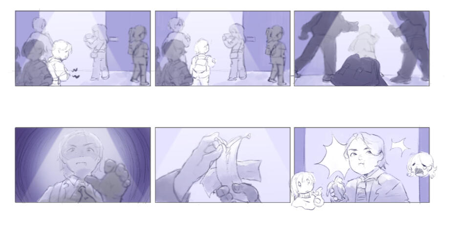 'tell us the news' storyboard exercise
